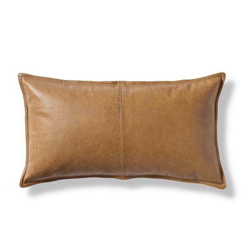 New Handmade Genuine Leather Pillow Cover, Cushion Pillow Cover, Living ...